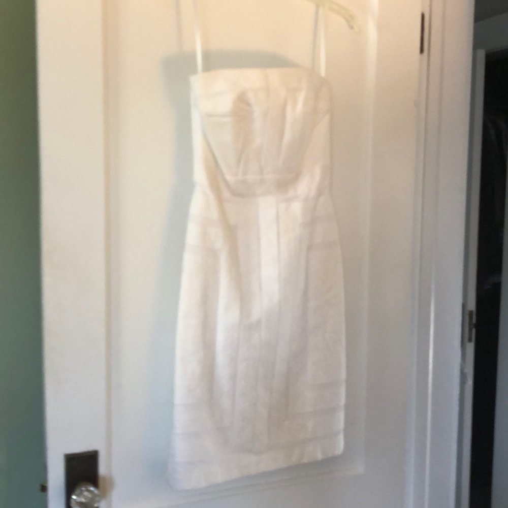 WHBM 00 white summer dress worn once